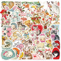 stickers animaux - 50pcs