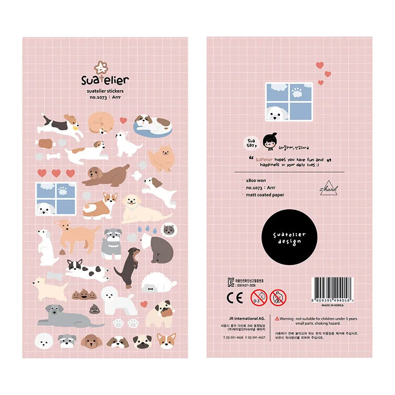 Plaquettes stickers pour scrapbooking