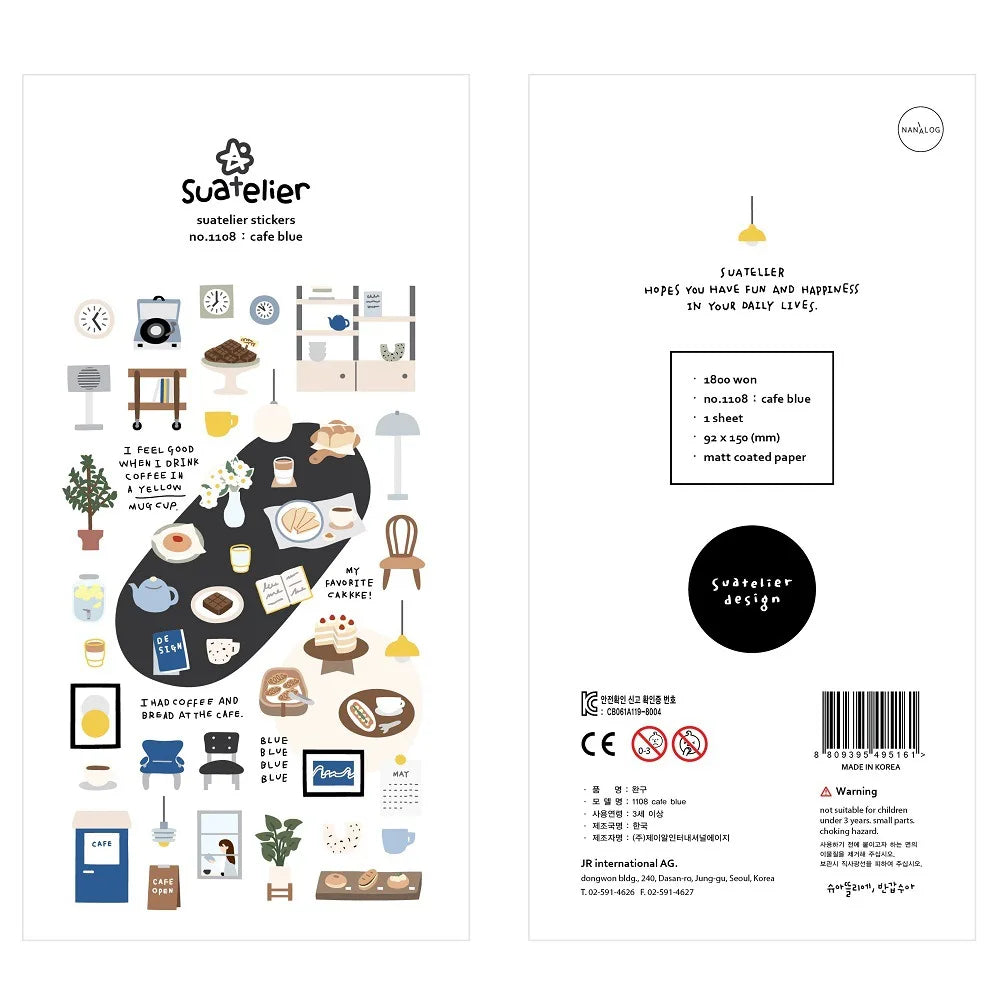 Plaquettes stickers pour scrapbooking