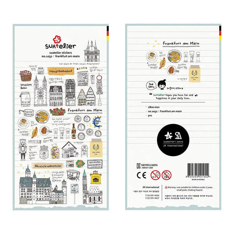 Plaquettes stickers pour scrapbooking