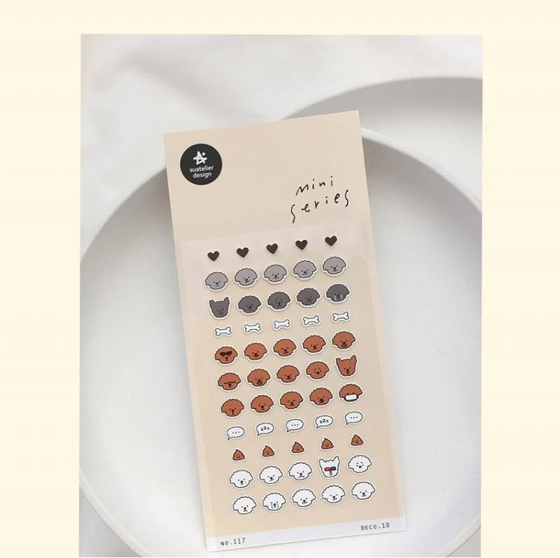 Plaquettes stickers pour scrapbooking