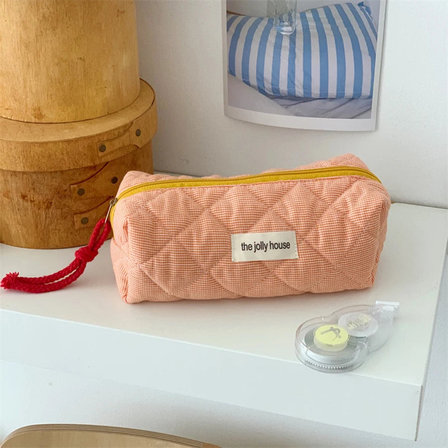 trousse motif coloré