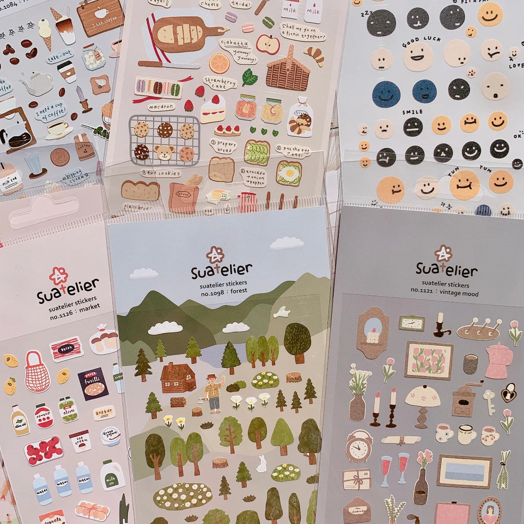 Plaquettes stickers pour scrapbooking