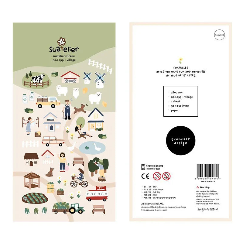Plaquettes stickers pour scrapbooking