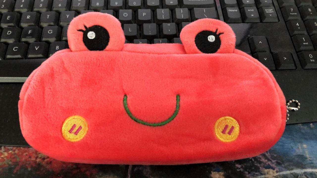 Trousse peluche personnage